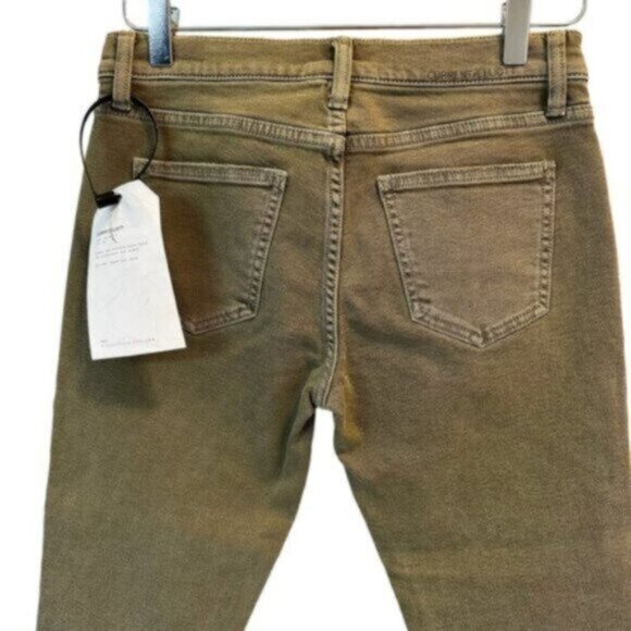 NWT Current/Elloitt | The Stiletto Covert Green Skinny Jeans Size 26 - Picture 7 of 10